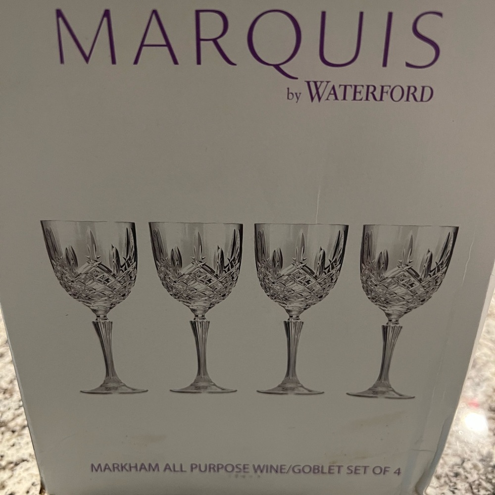 New Marquis by Waterford wine/goblet glasses